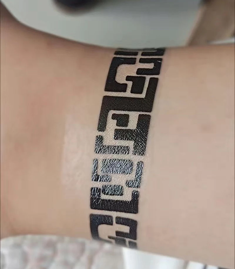 Anime céu bênção oficial xie lian pescoço tatuagem temporária tian guan ci fu cosplay adesivos personagem adereços fãs presente