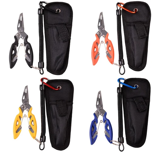 Imagen 2 del producto Alicates de Pesca cortador de línea de pescado tijeras Mini removedor de anzuelos herramientas multifunción nuevo pico negro mandíbula Ascesorios Pesca