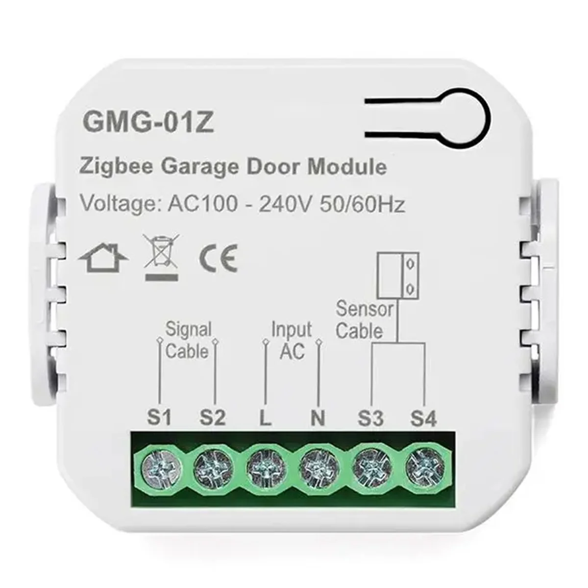 Tuya Zigbee Smart Garage Door Controller Universal Garage Door Remote Control App Voice Timing Control for Alexa Home