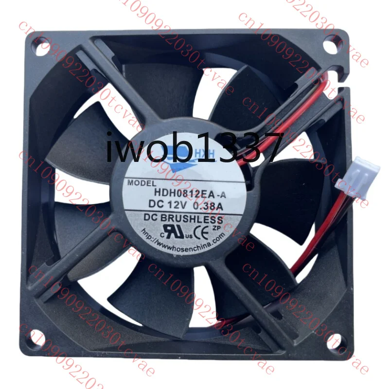 

New For HDH0812EA 12V 0.38A 8025 Large Air Volume Fan 8CM