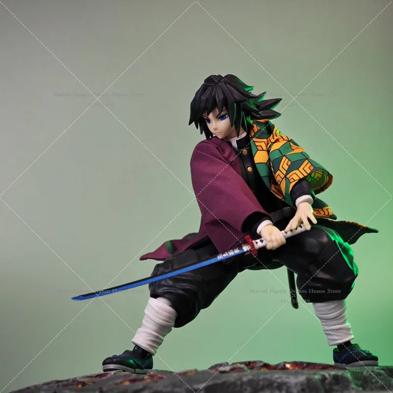 1/12 Scale Male Clothes Color Hanyu kimono Tomioka Yoshiyuki Breath of Water Sun Wheel Knife For 6-inch Action Figure Soldier