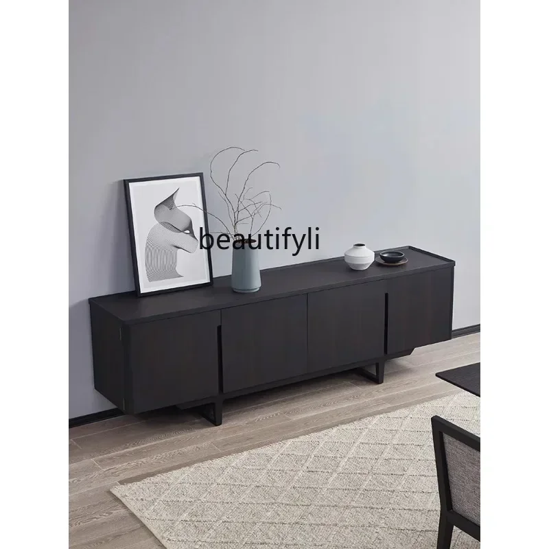 

CC High-end customized Italian modern living room storage cabinet Nordic solid wood dining side cabinet53