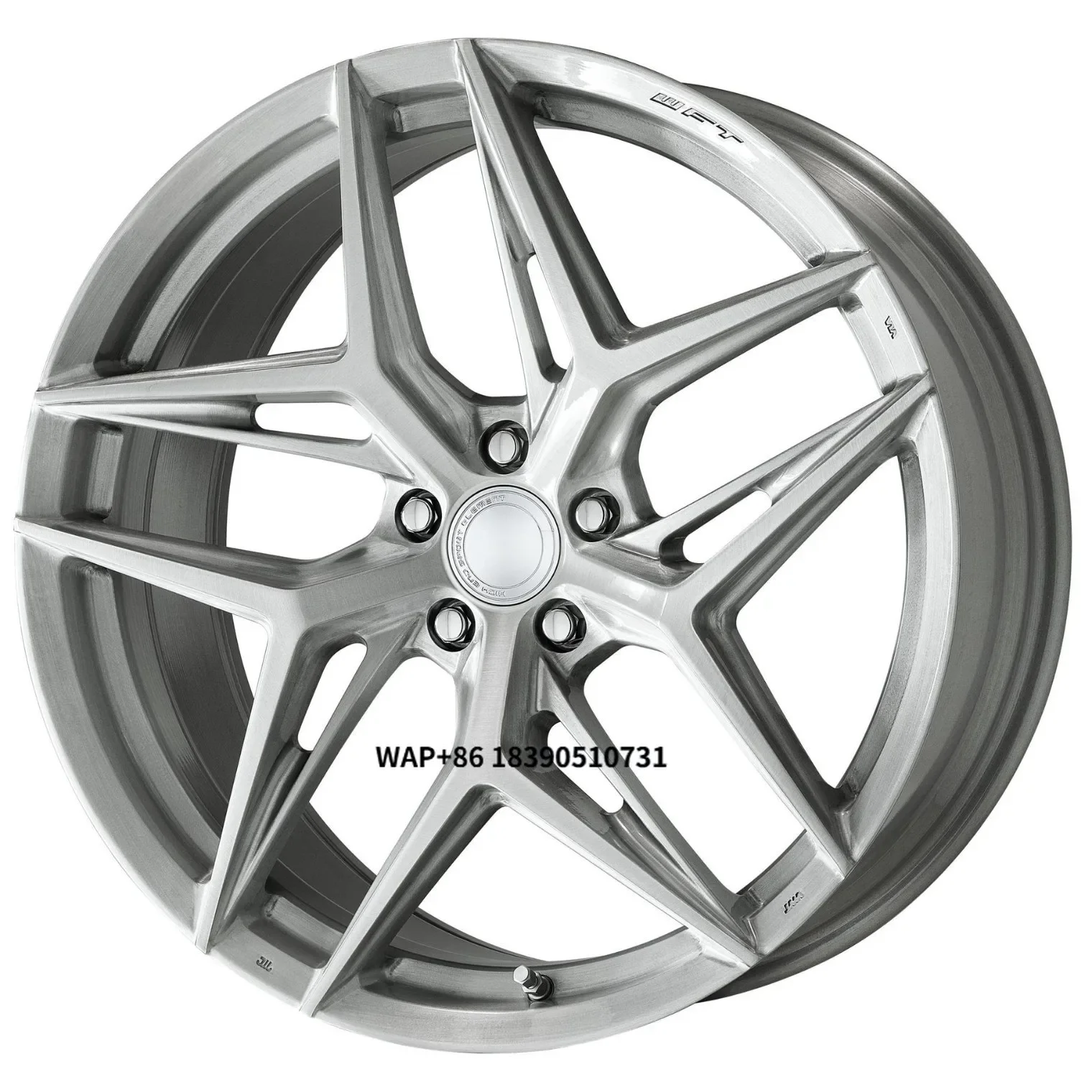 Forged Aluminum Alloy Wheel Hub Lightweight Chrome Finish 5x112 PCD Multi-Spoke