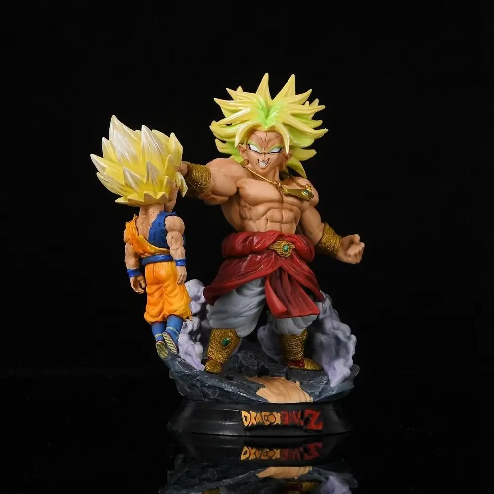 Dragon Ball Figure Broli Vs Goku Anime Figures Super Saiyan Broly Fullpower Gk Pvc Action Statue Figurine Collection Model Toys