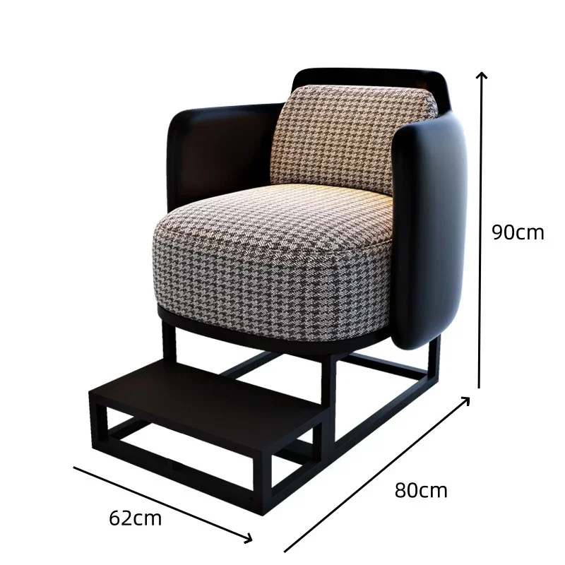 Billiards room sitting area viewing chair Nordic watching leisure sofa chair