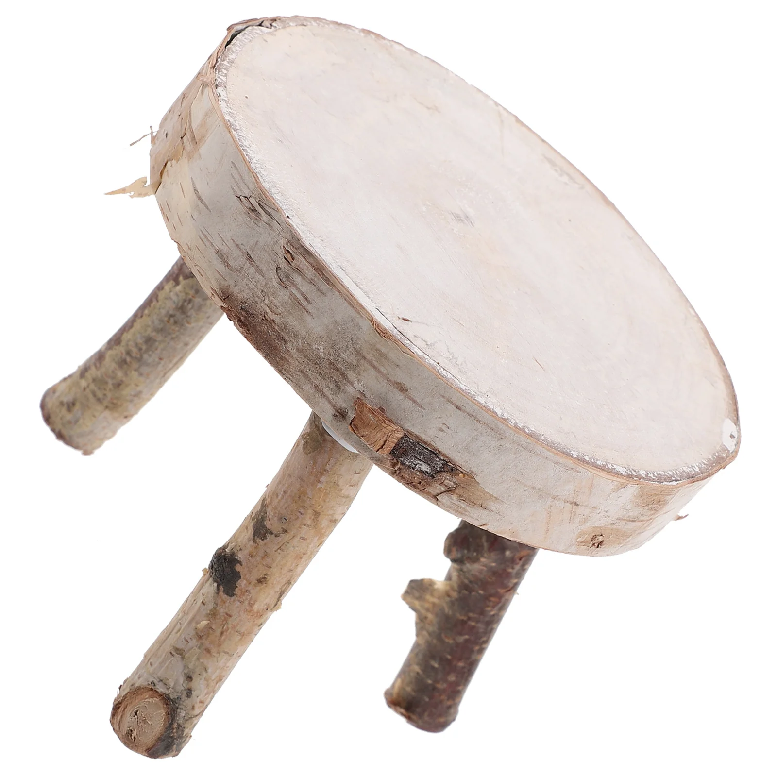 

Natural Birch Wood Table Unfinished DIY Small Wooden Table Vase Book Photo Prop Craft nament Solid Wood St Home Decor