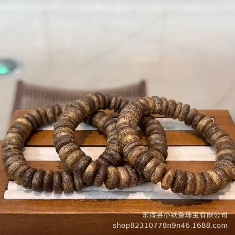 Agarwood abacus beads, , handheld, can be used as a bracelet, necklace pendant, DIY craft, versatile accessory