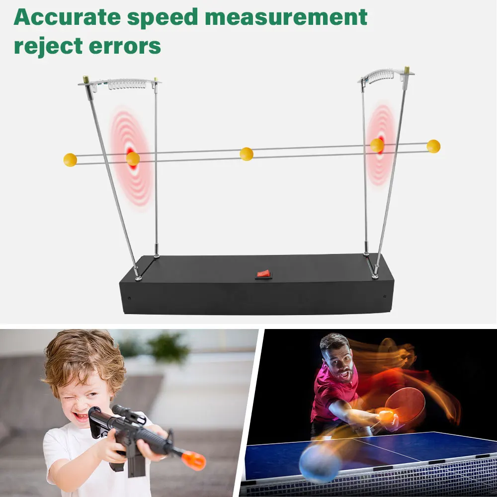 เครื่องวัดความเร็วรุ่นใหม่ 30-9999 ฟุตต่อวินาที สำหรับการยิง โครโนกราฟ เครื่องวัดความเร็ว วัดความเร็วกระสุนหนังสติ๊ก เครื่องมือวัดความเร็ว