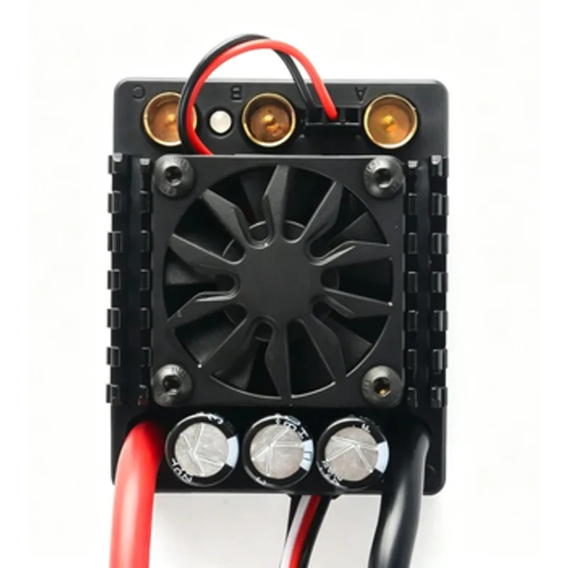160A Brushless Speed Controller 3-6S LiPo Waterproof ESC for 1/7 1/8 RC Buggy Truck On-Road Racing
