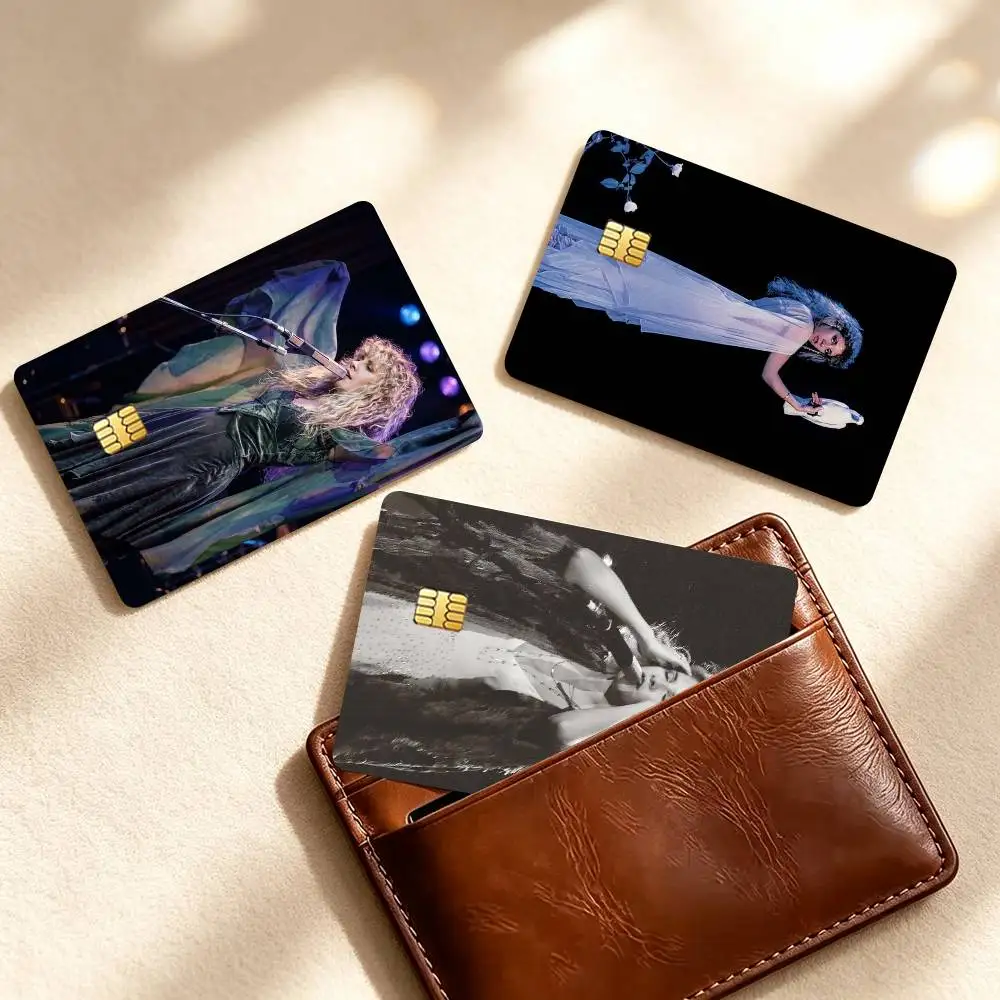 S-Stevie Nicks C-Classic Rock  Credit Card HD Stickers Game Card Decal Small Chip Waterproof Sticker Gift