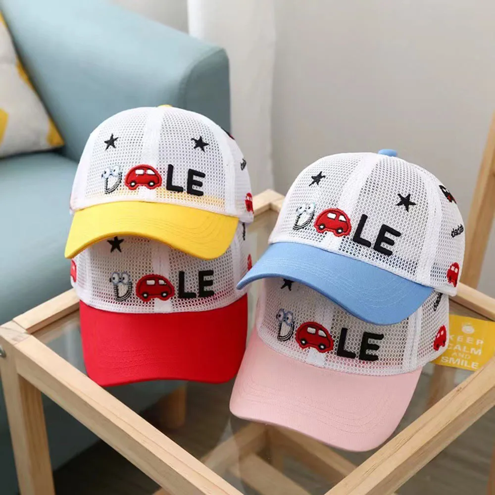 

Baby Mesh Hat Spring Summer Thin Sunblock Hats Net Girls Boys Children's Baseball Caps Cute Sun Cap