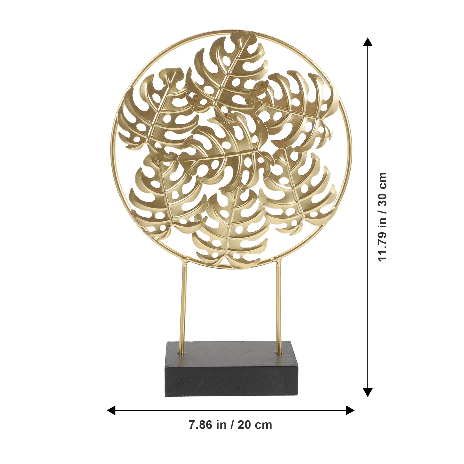 

Exquisite Iron Monstera Leaf Desktop Decoration Tropical Leaf Ornament for Home Office Window Table Decor Home Decor