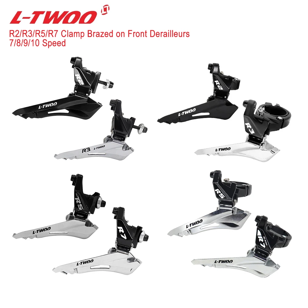 LTWOO Bike Front Derailleurs for Road Bike R2/R3/R5/R7/R9 Derailleurs 7V 8V 9V 10V 11V Compatible Shimano Bicycle Cycling Parts