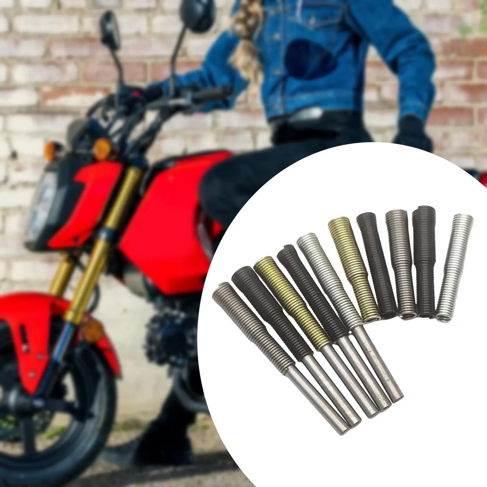 Motorcycle Tire Valve Stem Tool Kit Fast Grinding and Removal Durable Metal Accessory for 50cc to 250cc Engines