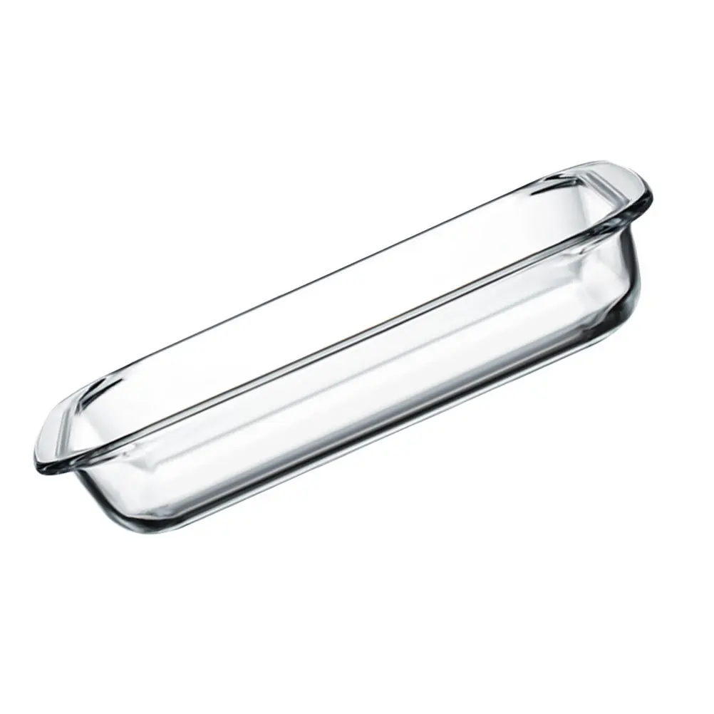 

1Pcs Tempered Heat-Resistant Glass Baking Grid Tray White 1.0L Thickened Oven Microwave Cooking Plate Kitchen Tray