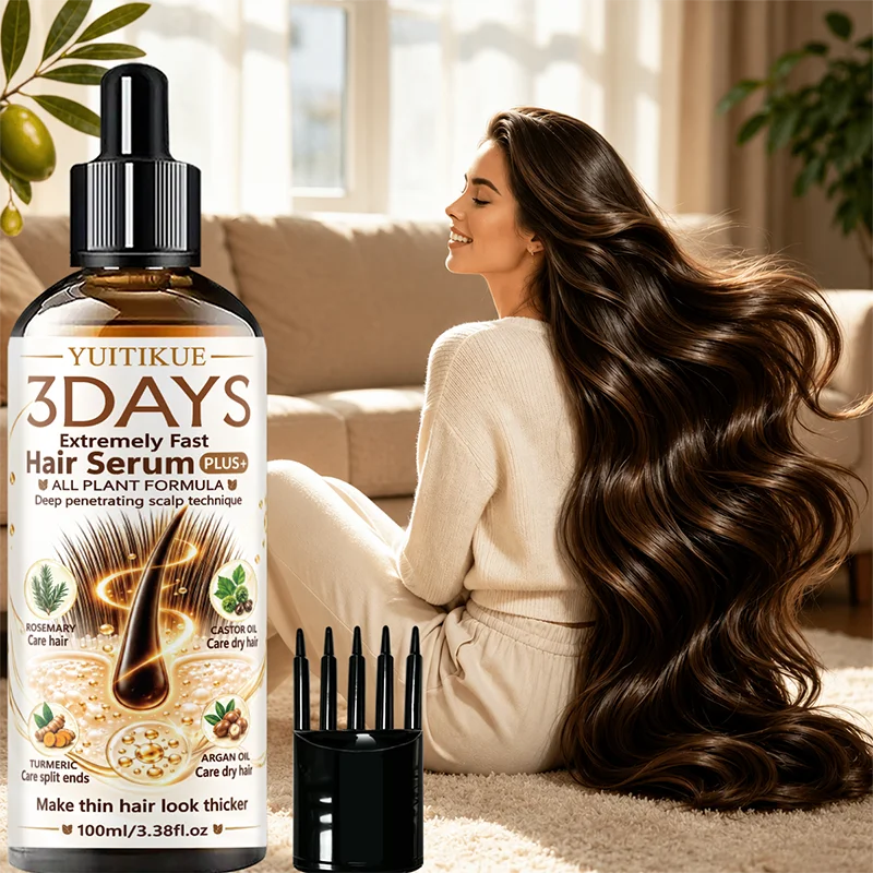 YUITIKUE YUITIKUE 3DAYS Hair Serum Rosemary Castor Argan Oil Nourishing Shiny Heat Protection Hydrating Hair Care - Aliexpress Deal