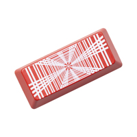 Time Space Tunnel Keycap Novelty Shine Through Keycap ABS Etched black red spacebar backspace for keyboard ESC Enter Backspace