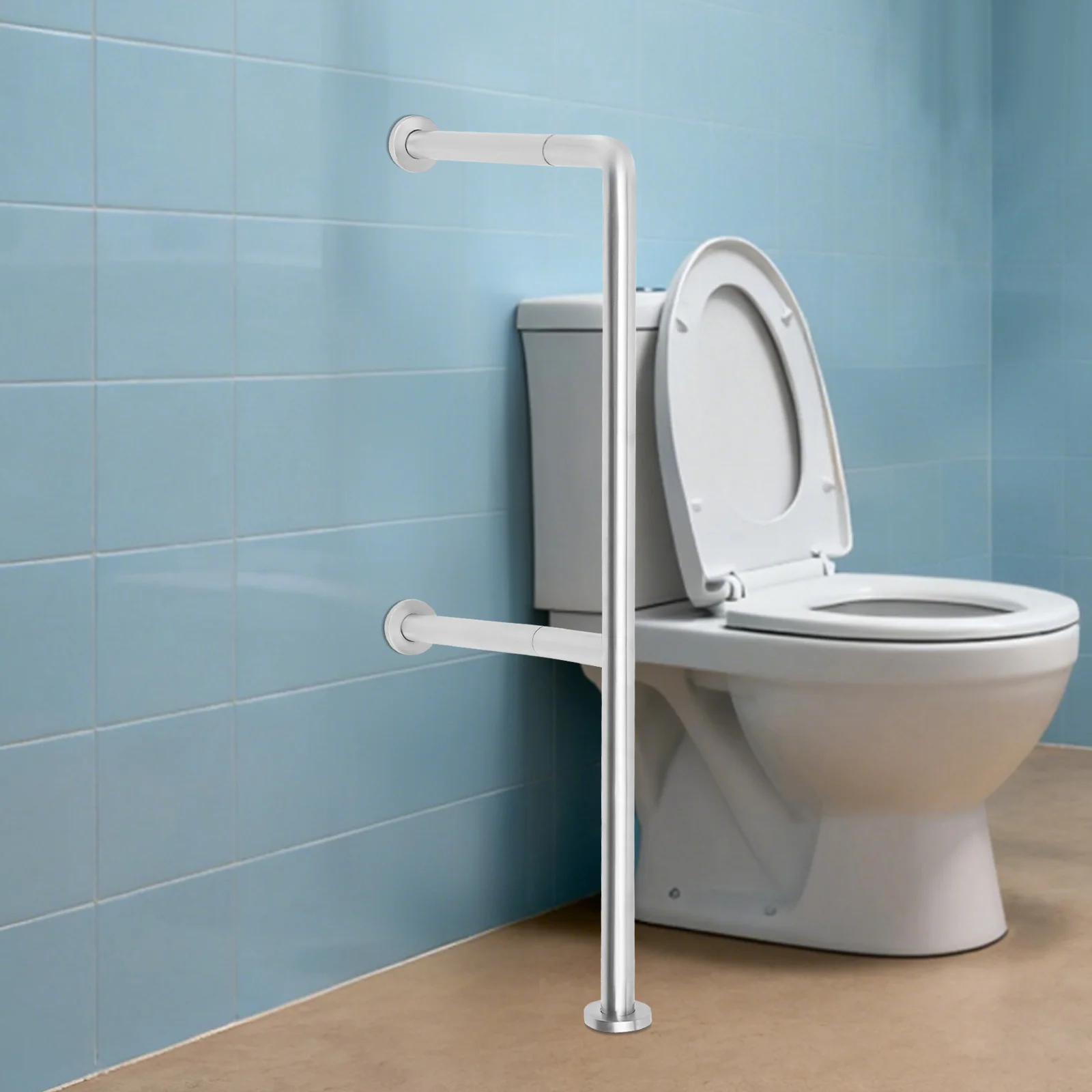 

Поручень для унитаза, перила для унитаза, ручка для унитаза из нержавеющей стали, доступные перила, подходящие для пожилых людей и инвалидов