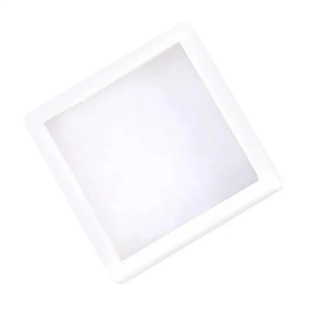 Diamond Organizer Box with Clear Lid Acrylic Gemstone Display Storage Case Velvet Insert for Jewelry Collection