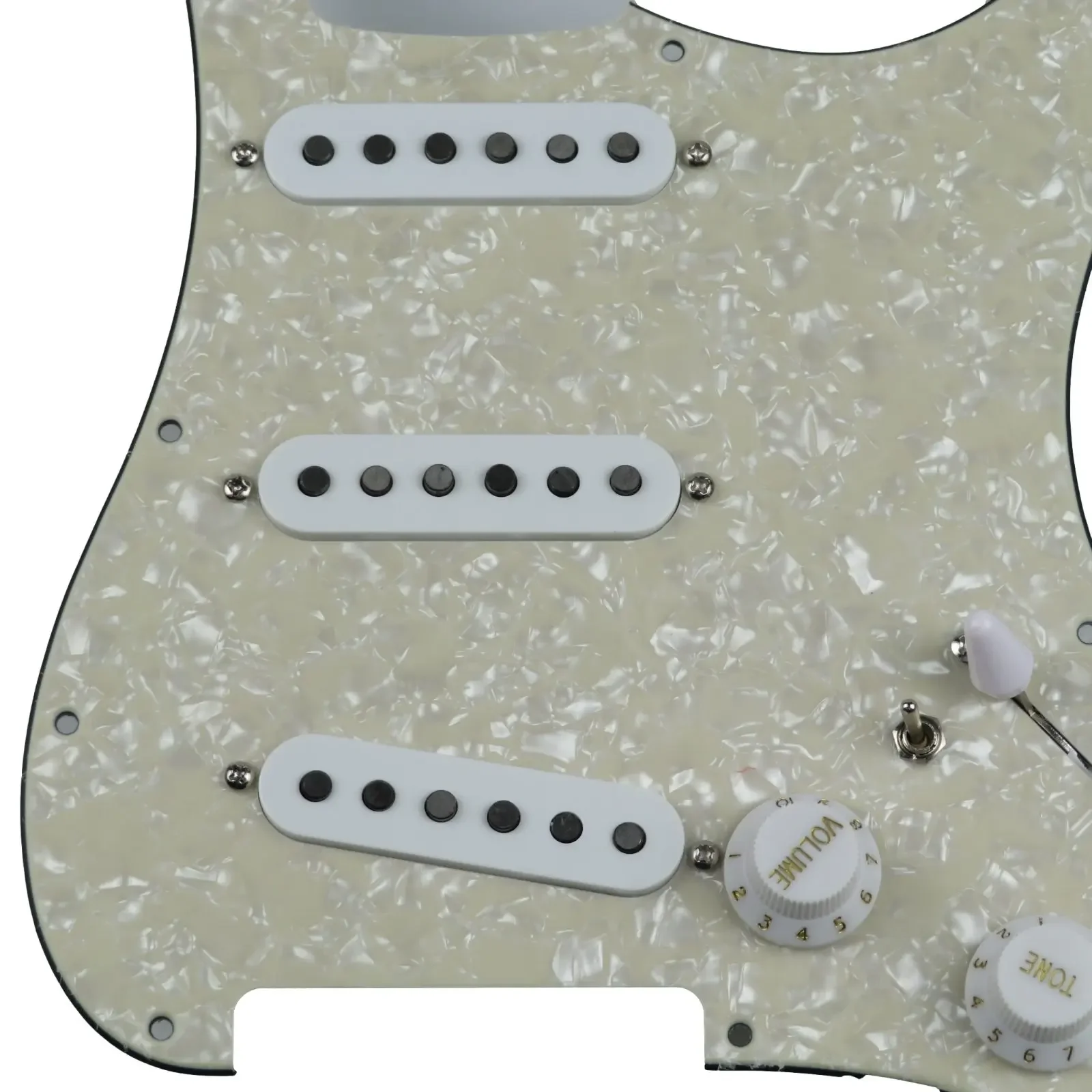 Loaded Prewired Guitar Pickups SSS 60s Style single coils Alnico 5 Pickups 7-Way wiring pickguard