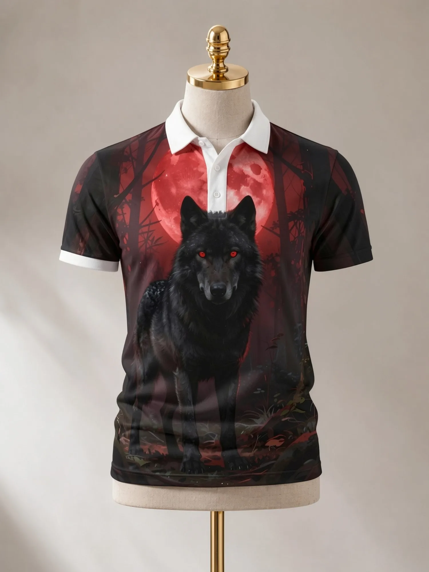 Mens Functional Short Sleeve Polo Shirt Quick Dry Textured Classic Collar Top Designed For Office Outdoor Daily Wear Fashion Top