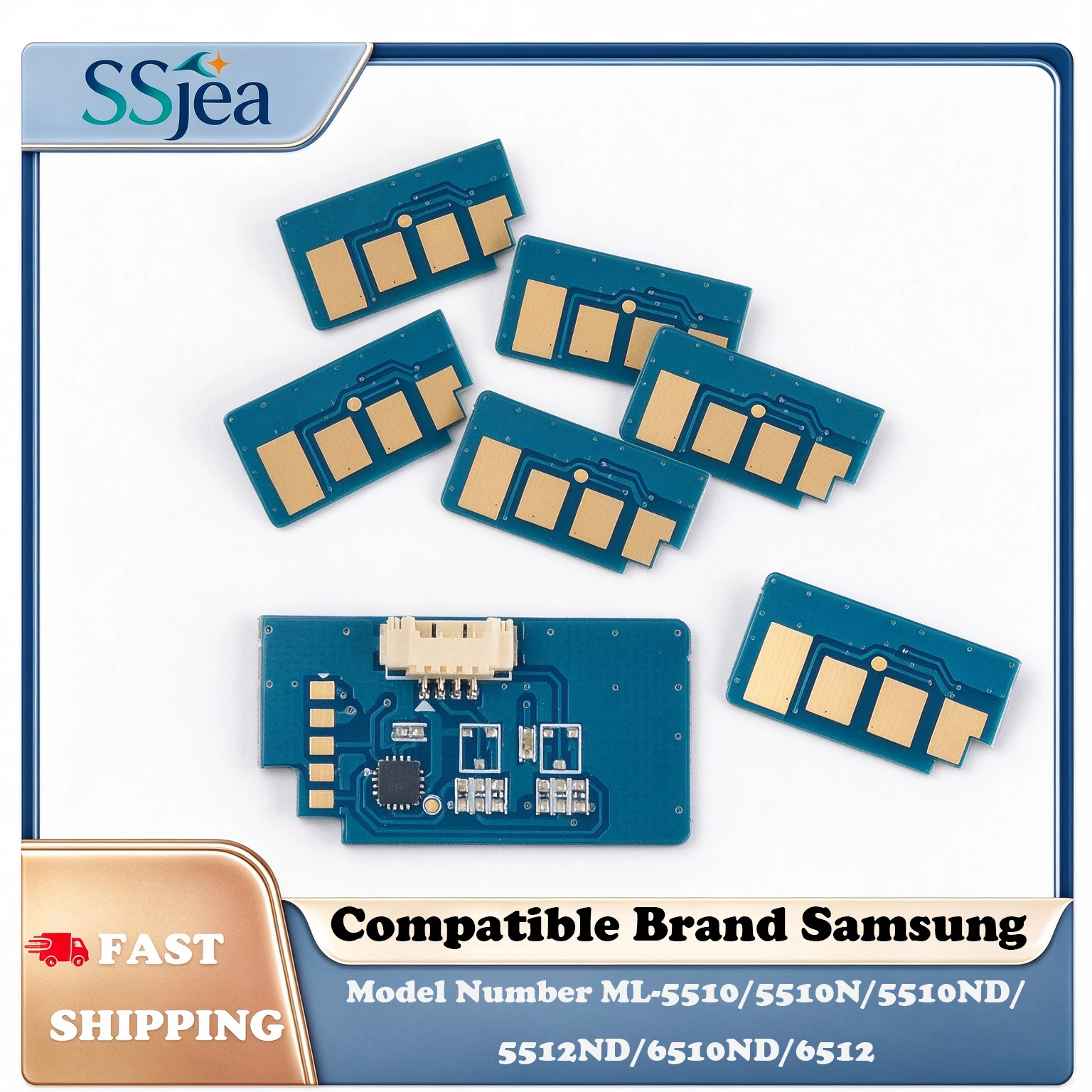 5Pcs MLT-R309 Drum Unit Chip MLT-D309E Toner Cartridge Chip For Samsung ML-5510 5510N 5510ND 5512ND 6510ND 6512 Laser Printer Re