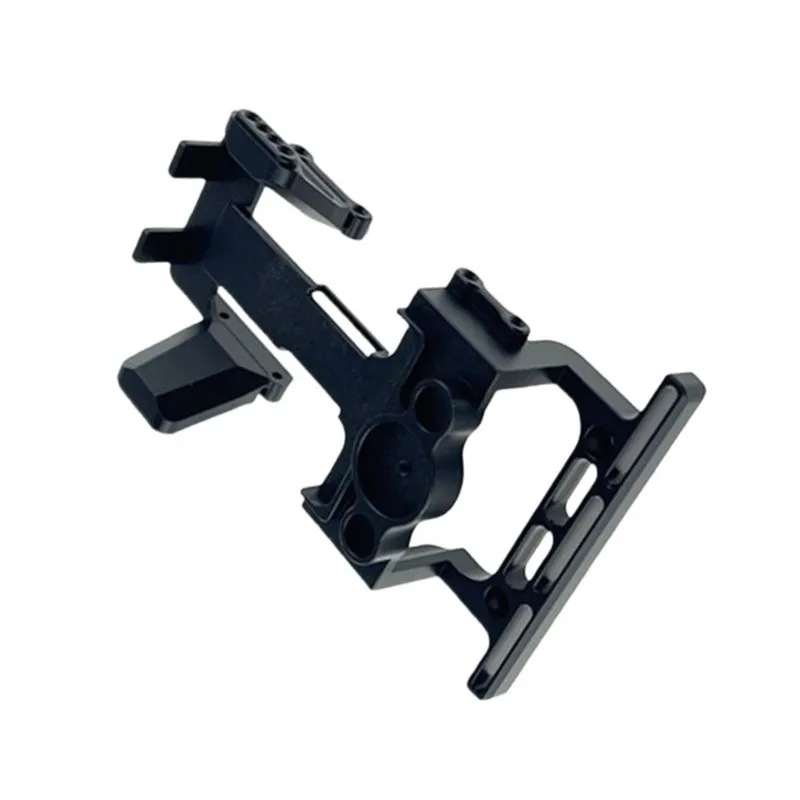 ABUM-For MJX 1/18 H18P RC Car Upgrade Front Shock Tower+ Battery Compartment Accessory Kit