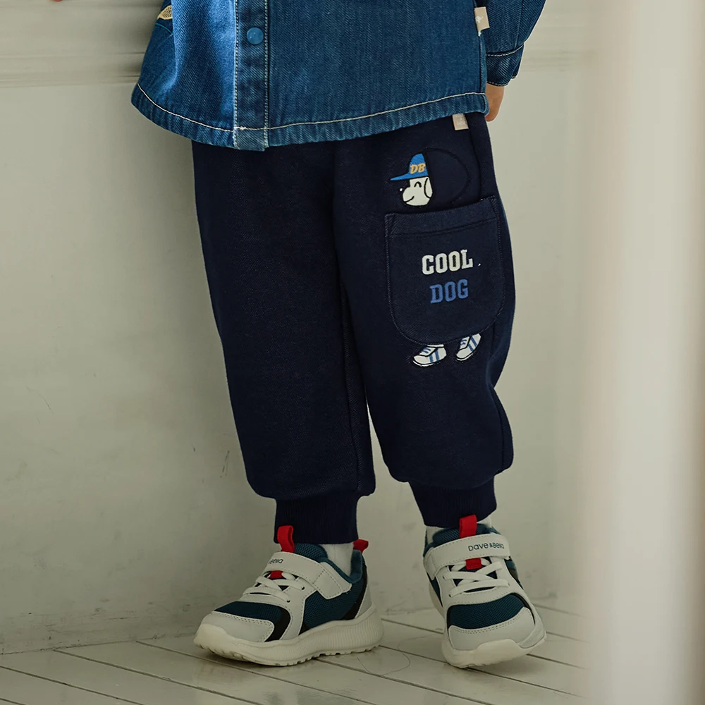 Dave Bella Children’s Plush Trousers Autumn Clothes For A Boy Loose Aged 4 to 12 Fashionable Pants Sport Outdoor Daily DB4264105