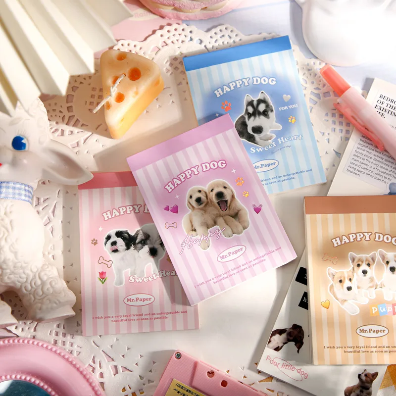 60 Sheets Korean Cartoon Cartoon Mini Memo Pad for Scrapbooking DIY Decorative Material Collage Journaling