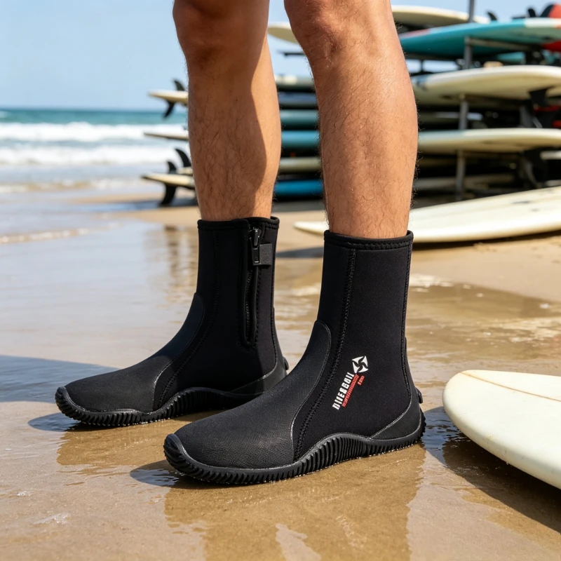 5mm-thickened-high-top-water-shoes-anti-slip-snorkeling-surf-boots-for-beach-wading-coral-protection-thermal-durable-durable