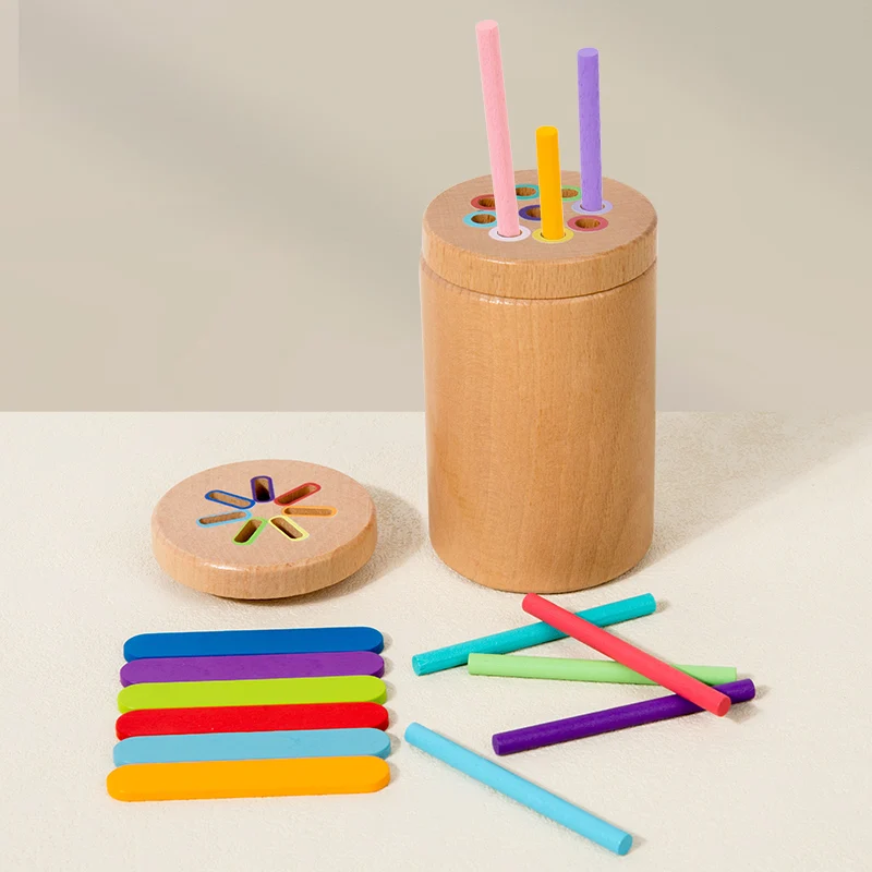 Jouets en bois pour l'éveil alth, aides pédagogiques, jeux cognitifs pour enfants, correspondance des couleurs et des formes, puzzle, éducation précoce