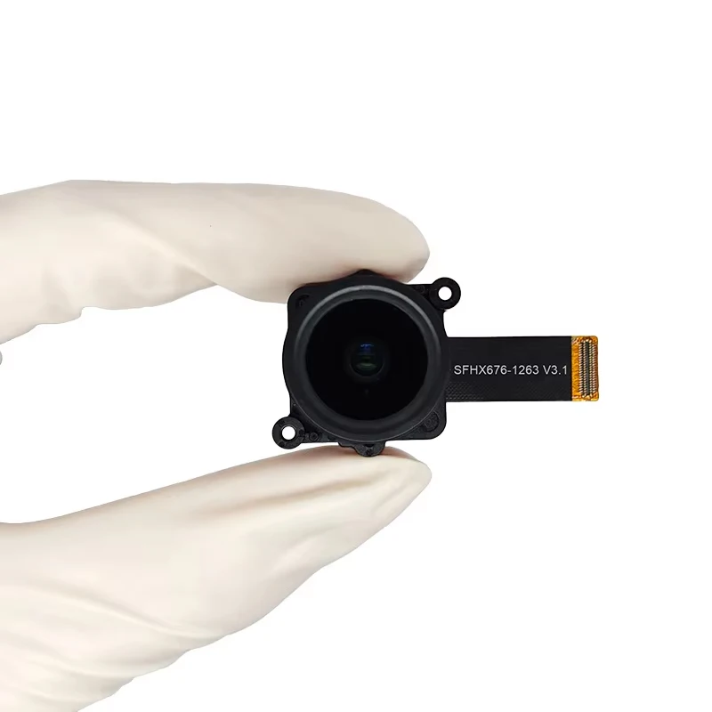 Ready to Ship Fisheye Cam 4K 12MP IMX676 Image Sensor Ip Security Mipi Camera Module Panoramic Fixed Focus Lens