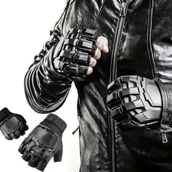 Thermal Fingerless Gloves - Warm, Water-Resistant, and Grip-Enhancing for Motorcycle Cycling, Hiking, Outdoor Training