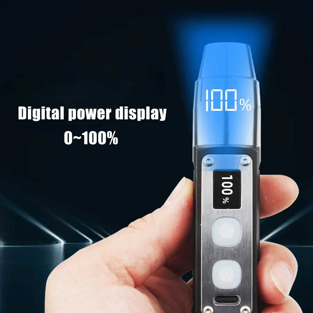 Jade Detector Light 6 Modes UV/Yellow/White/Blue/Red Light Jade Identification Flashlight Ultraviolet Jewelry LED UV Torch Lamp