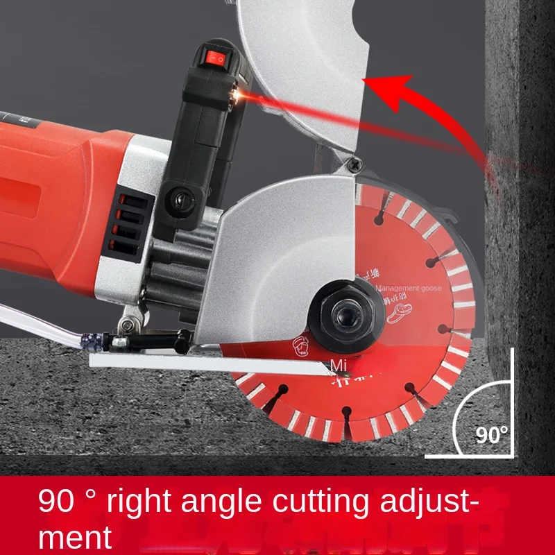 Imagem -03 - Máquina Perseguindo Parede Elétrica Máquina de Sulco de Concreto de Aço Máquina de Sulco Circular Saw Tools Lâmina 135 6500r Min 7800w