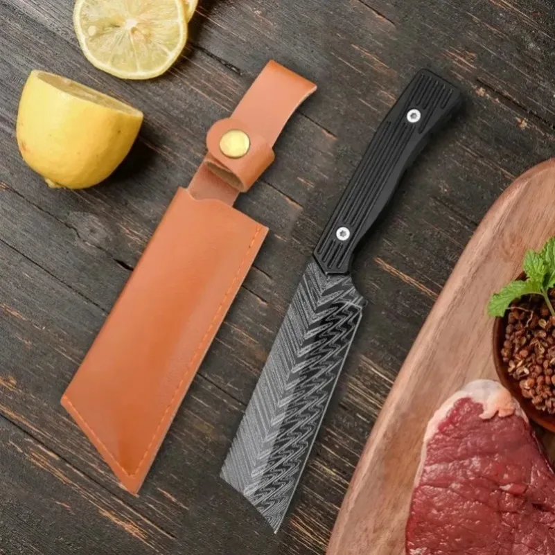Stainless Steel Handle Butcher Boning Knife Slicing Meat Fruit Chicken Vegetables Meat Fish Kitchen Knives Chef's Knife Cleaver - view 3