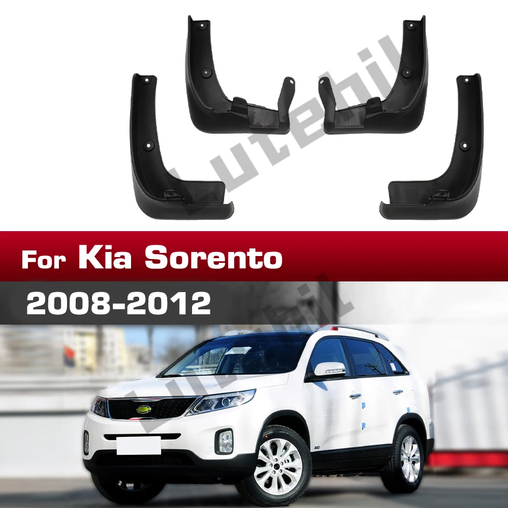 

For Kia Sorento 2008-2012 2009 2010 2011 Fender Mudflaps Splash Guards Mudguards Mud Flaps car Accessories
