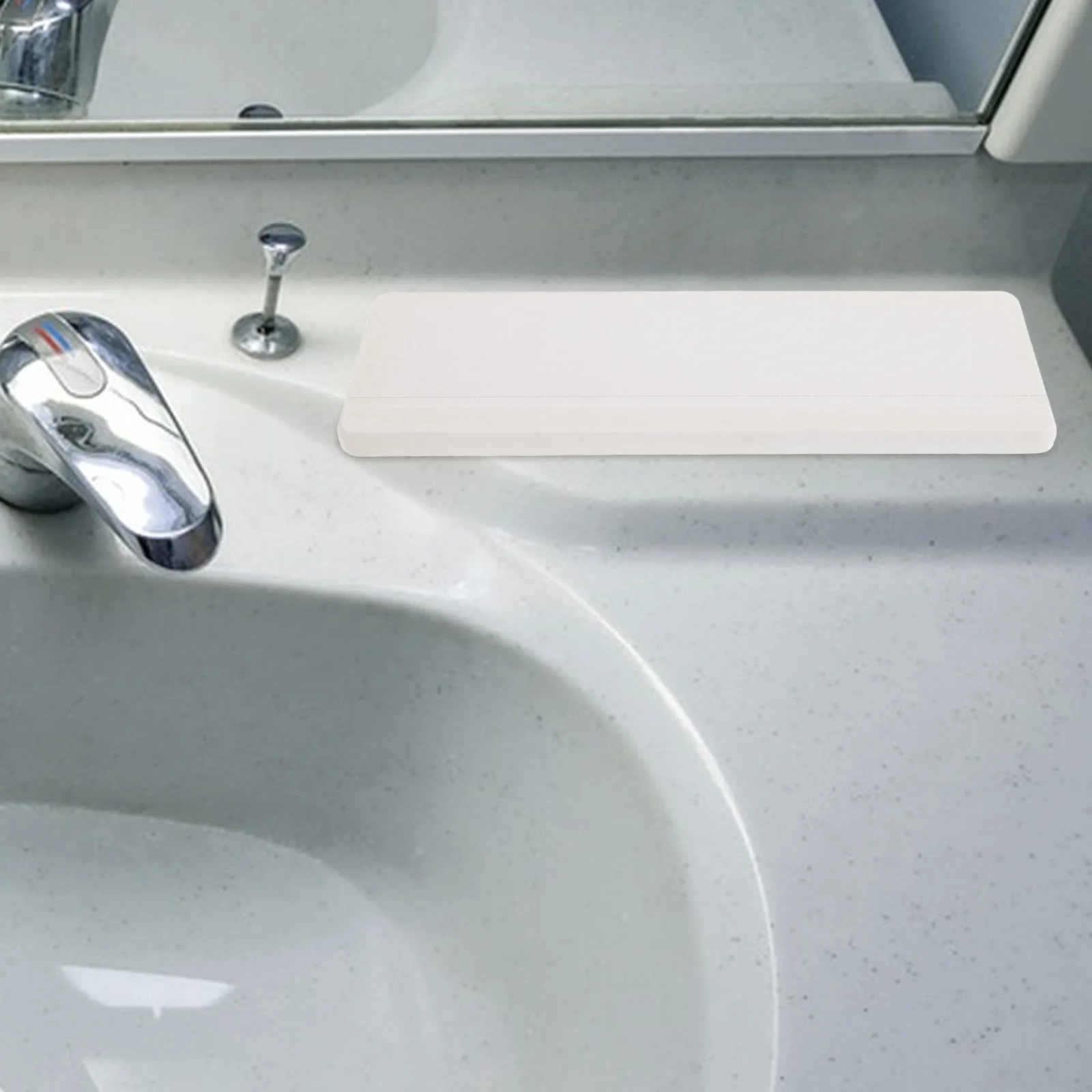 Tapete para taza de diatomita, soporte de jabón antideslizante absorbente de agua de Color sólido, almohadilla para lavabo de baño, Protector de mesa, 1 ud.