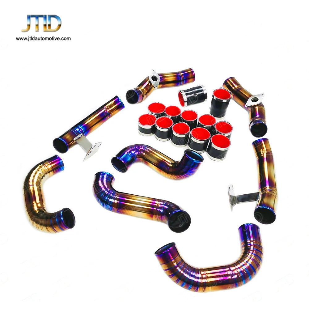 

Complete Intercooler Pipe Kit for Nissan GTR R35 12x Silicone Hoses 24x Stainless Steel Clamps High Performance Cooling System