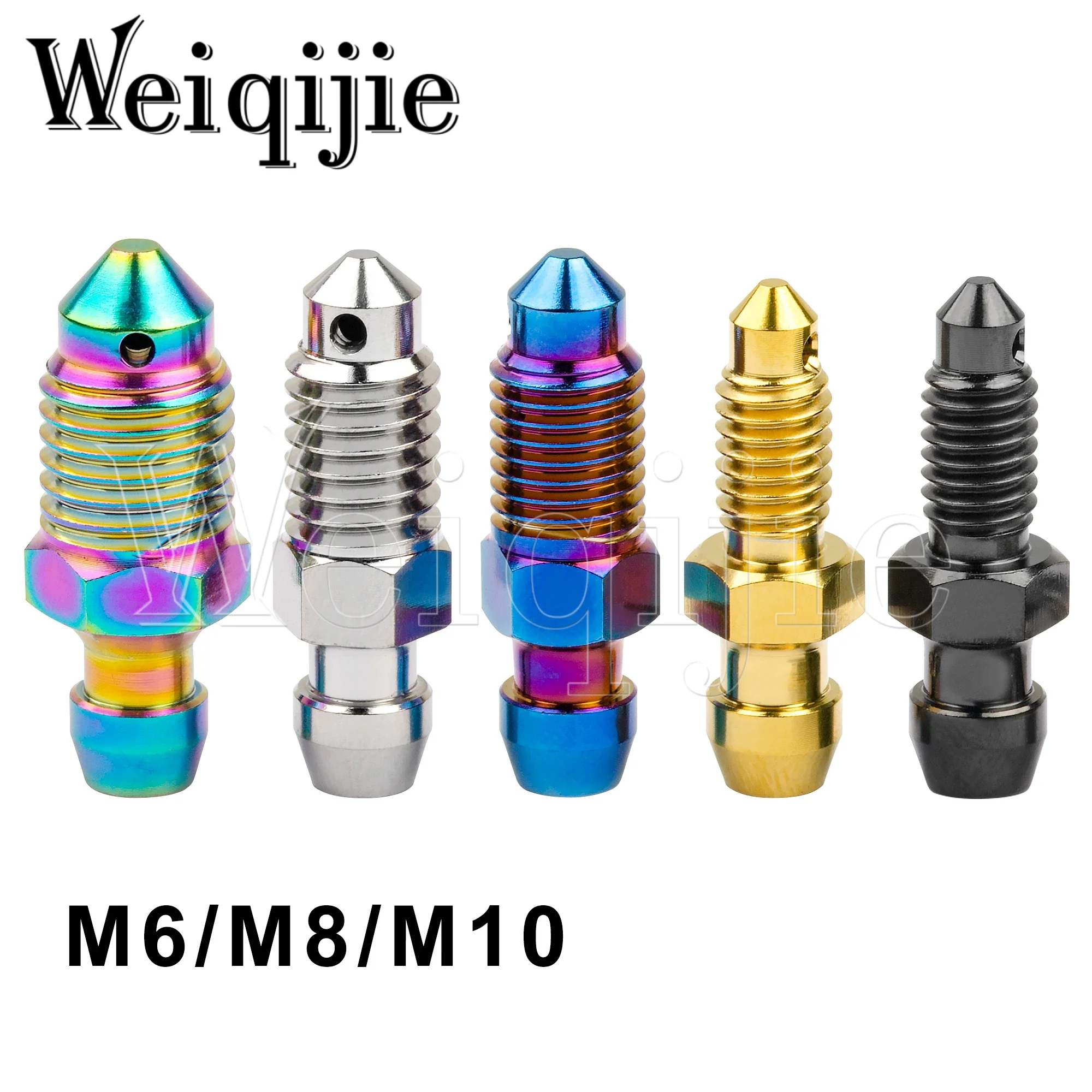 

Weiqijie Titanium Bolt M6/ M8/M10 Motorcycle Brake Caliper Exhaust Screw for Brembo Cars/Frando Abalone