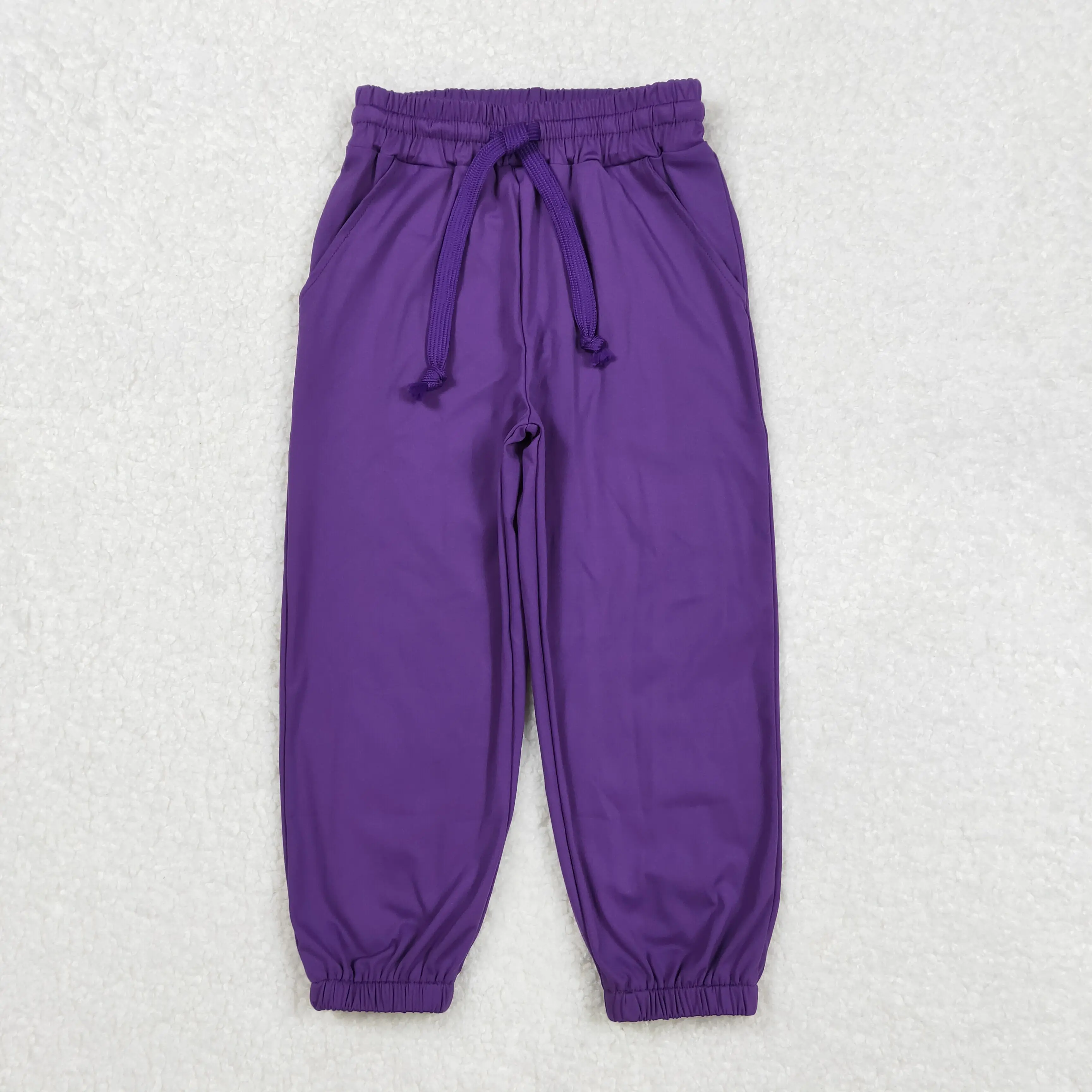 Wholesale Kids Infant Mardi Gras Pants Toddler Spring Fall Purple Clothing Baby Boy Pocket Trousers One Piece Children Clothes