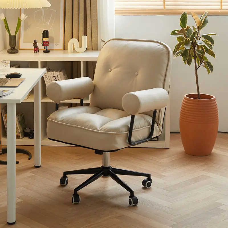 

Computer Chair Home Comfort Sedentary Gaming Chair Swivel Back Single Sofa Boss Chair Lazy Office Chair