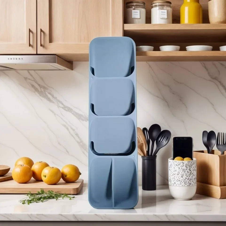 Multifunctional Kitchen Drawer Organizer for Cutlery Classification, Knife Fork Storage Box, Creative Desktop Sundries Organizer