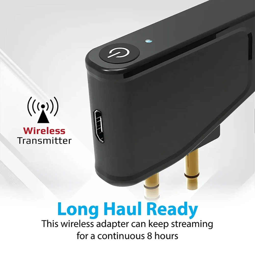 بلوتوث 5.3 طائرة الطيران الطيران محول A2DP الارسال ل شور Aonic 40 50 اللاسلكية إلغاء الضوضاء سماعات