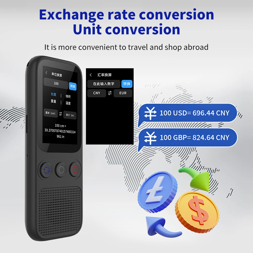 Imagem -03 - Smart Voice Translator Machine 138 Multi Online Language Tradução Online ai Learning Conversion Online Instant Off Line Tempo Real