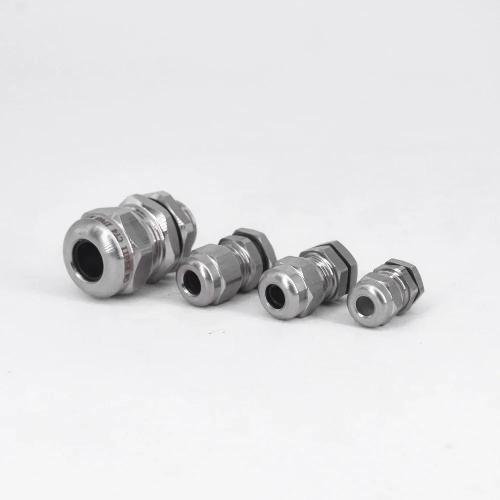 M6 M8 M10 M 12 M14 M16 M18 Metric Cable Gland Waterproof Explosion Proof 304 Stainless Steel Connector