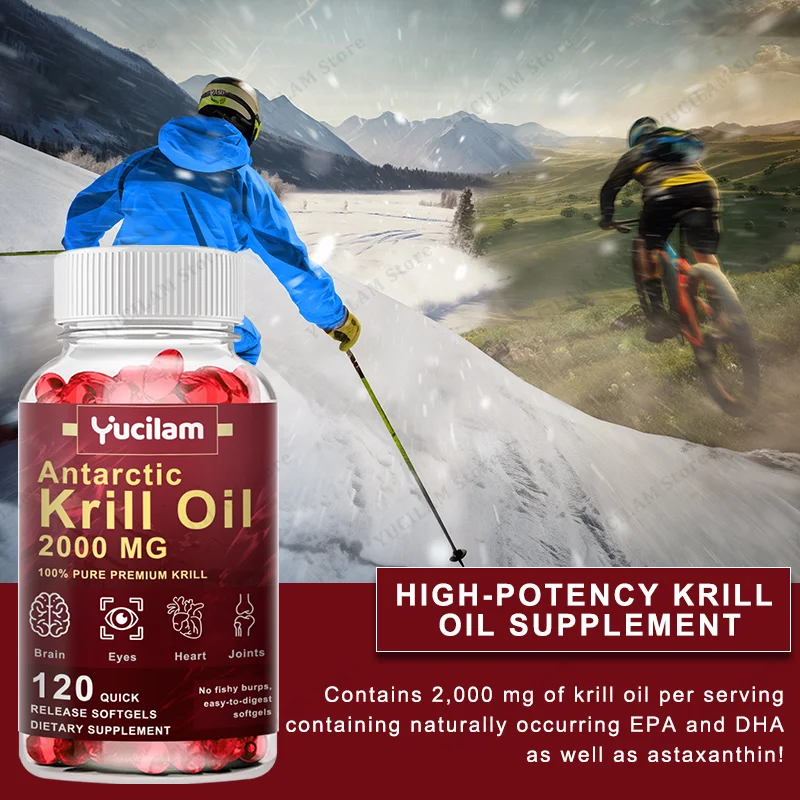 YUCILAM Antarctic Krill Oil 20 - Krill Oil Supplement ulasan dan harga