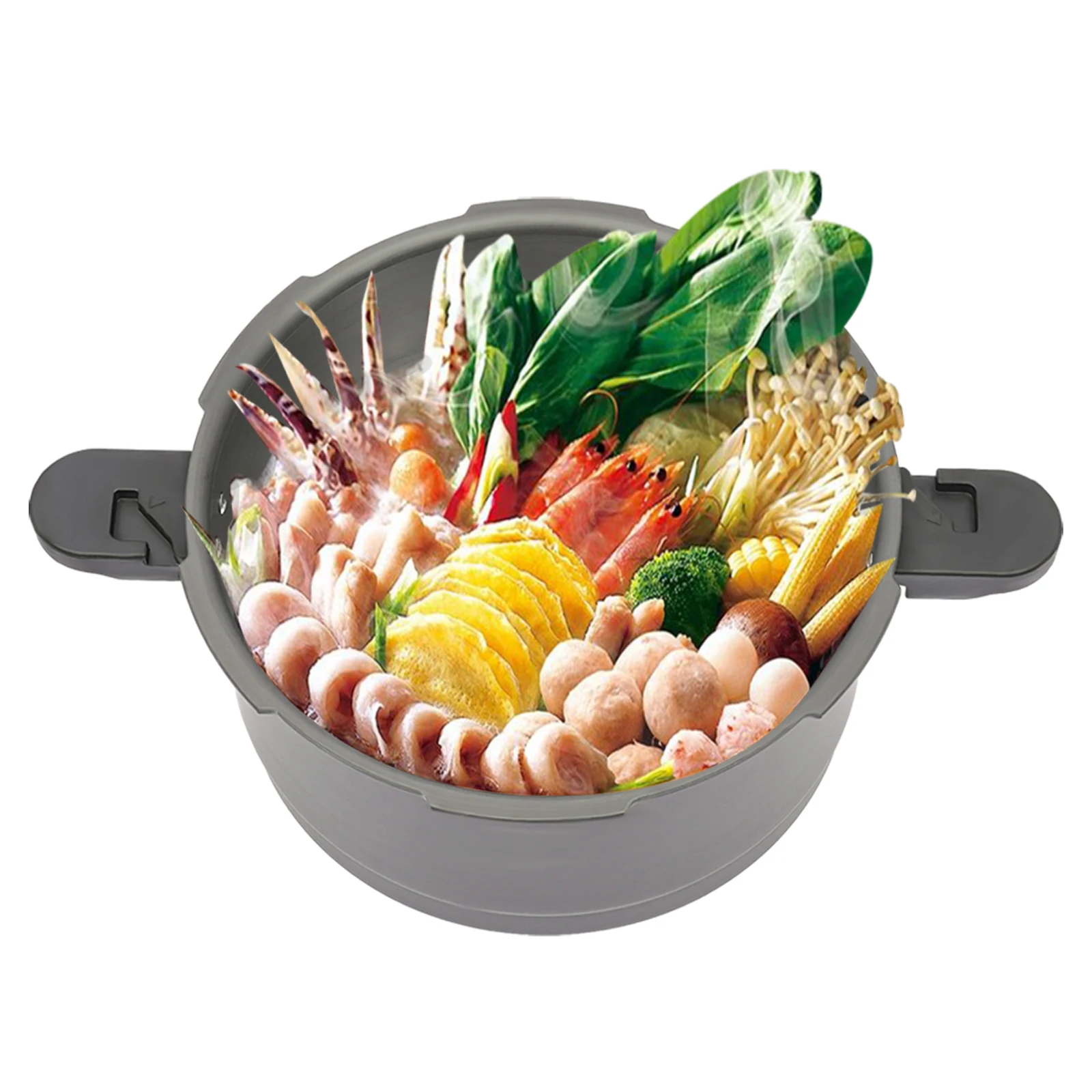 طنجرة الضغط، علبة الضغط مع مؤكسدة صلبة 9.5 لتر، طنجرة الضغط مع أجهزة حماية صمام الربيع