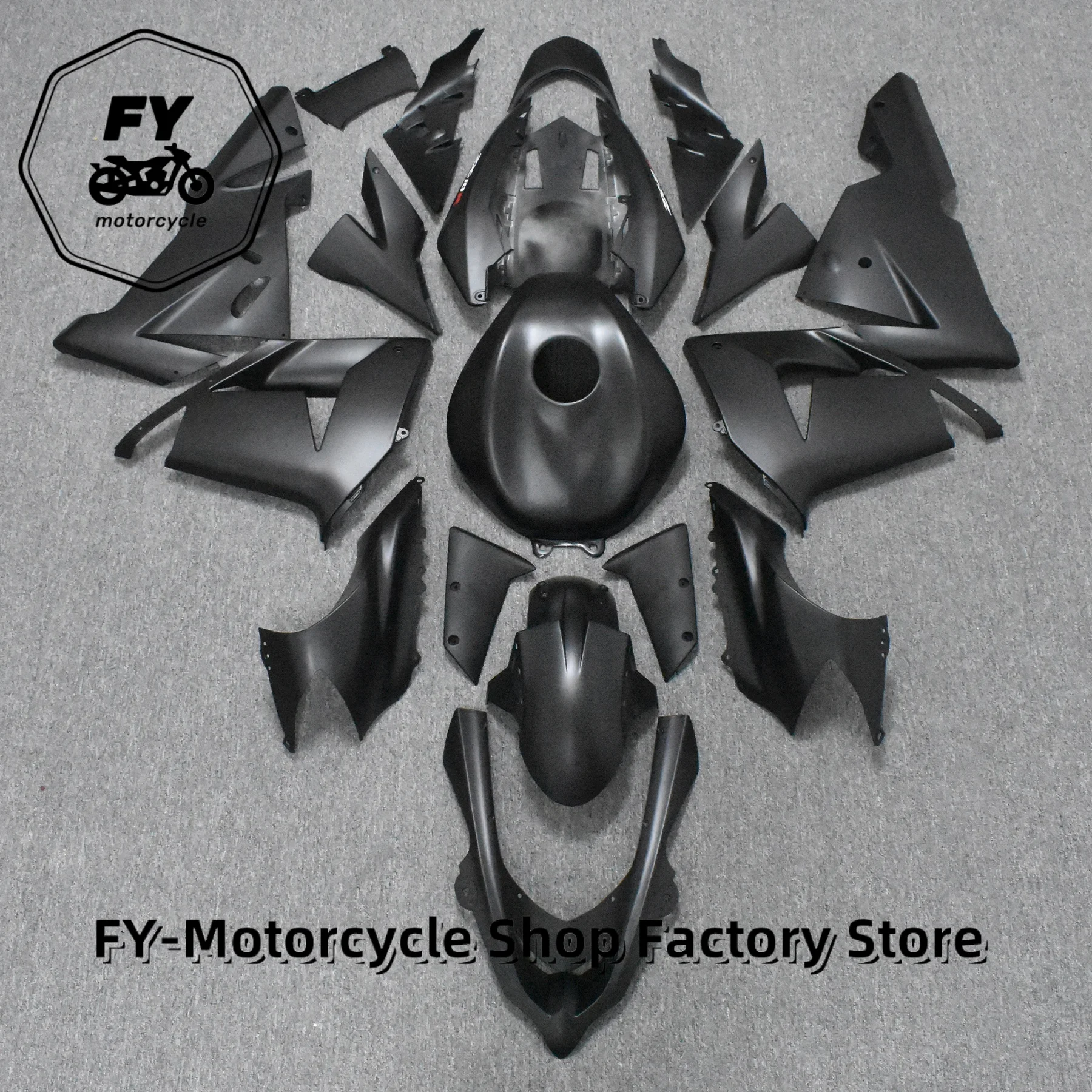 

For Kawasaki Ninja ZX10R ZX 10R ZX-10R 2004 2005 Motorcycle Fairing Kit ABS Plastic Injection Body Bodykits Accessories Black