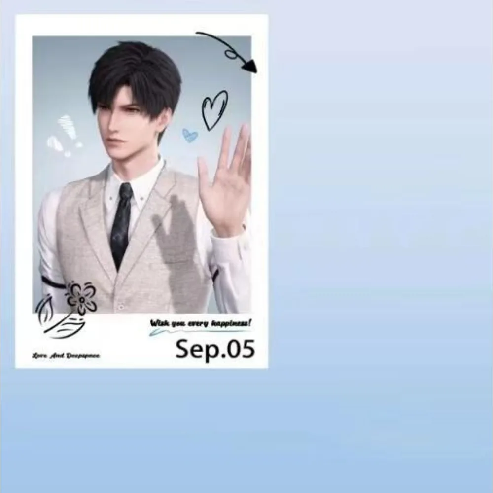 4PCS Love and Deepspace Zayne Graffiti Stickers Decorative Water Bottle Computer Guitar Skateboard Bicycle Motorcycle Snowboard